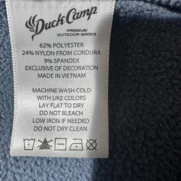 Men's Duck Camp Head Guide Fleece Hoodie.SZ Small